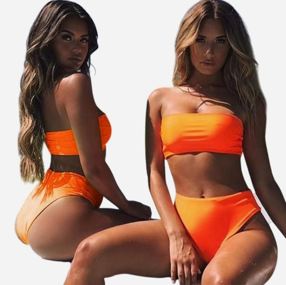 Neon Orange Bikini